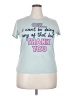 Wound Up Teal Short Sleeve Top Size XXL - photo 1