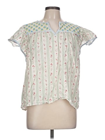 She + Sky Short Sleeve Blouse (view 1)