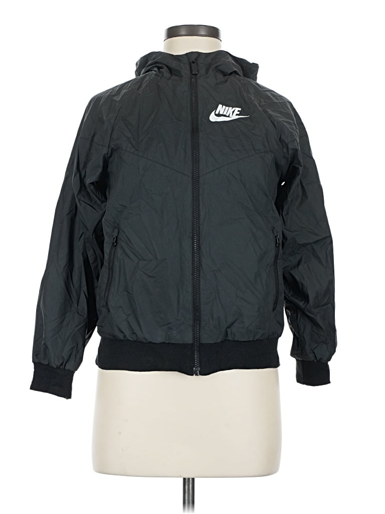 Pre-owned Nike Windbreaker Jacket In Black