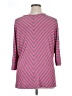 Apt. 9 Pink 3/4 Sleeve T-Shirt Size 1X - photo 2