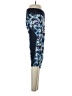 Pink Lotus Print Blue Active Pants Size S - photo 4