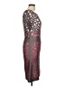 Adolfo Dominguez Polka Dots Gray Cocktail Dress Size L (estimated) - photo 4