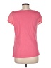 Adolfo Dominguez 100% Polyester Solid Pink Short Sleeve Blouse Size M - photo 2