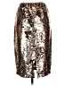Scoop 100% Polyester Metallic Gold Formal Skirt Size 8 - photo 2