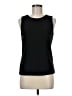 Green Envelope 100% Rayon Black Sleeveless Top Size M - photo 1