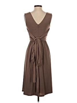 max and cleo brown dress Max and Cleo Dress NEW $149 Sz 10 Coffee Brown Poly Nyln Acetate Fit Flare Dress