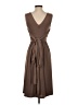 Max and Cleo Solid Brown Cocktail Dress Size 2 - photo 2