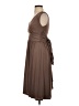 Max and Cleo Solid Brown Cocktail Dress Size 2 - photo 5