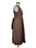 Max and Cleo Solid Brown Cocktail Dress Size 2 - photo 4