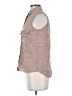 Equipment 100% Silk Brown Sleeveless Silk Top Size XS - photo 5