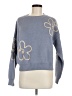 Debut Floral Blue Pullover Sweater Size M - photo 1