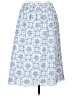 Talbots 100% Cotton Floral Blue Casual Skirt Size 14 - photo 2