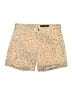 CALVIN KLEIN JEANS Print Gold Shorts Size 6 - photo 1