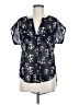 Live 4 Truth 100% Polyester Black Short Sleeve Blouse Size M - photo 1
