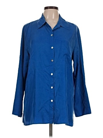 Chico's Design 3/4 Sleeve Button-Down Shirt (view 1)