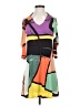Eva Varro Color Block Orange Casual Dress Size XS - photo 1