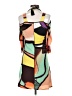 Eva Varro Color Block Orange Casual Dress Size XS - photo 2