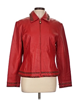 St. John Sport Leather Jacket