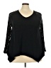 American Rag Cie Black 3/4 Sleeve Top Size 3X - photo 1