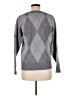 Tahari Argyle Gray Pullover Sweater Size M - photo 2