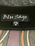 Blu Sage Print Black Casual Dress Size M - photo 7