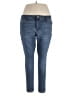 d.jeans Solid Blue Jeans Size 14 - photo 1