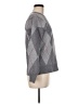 Tahari Argyle Gray Pullover Sweater Size M - photo 4