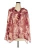 George 100% Polyester Pink Long Sleeve Blouse Size 28w - photo 1