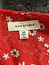 Max Studio Paisley Red Cocktail Dress Size XS - photo 7
