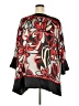 Venezia 100% Polyester Red 3/4 Sleeve Blouse Size 3X - photo 2