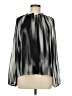 Calvin Klein Metallic Black Long Sleeve Blouse Size M - photo 1