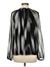 Calvin Klein Metallic Black Long Sleeve Blouse Size M - photo 2
