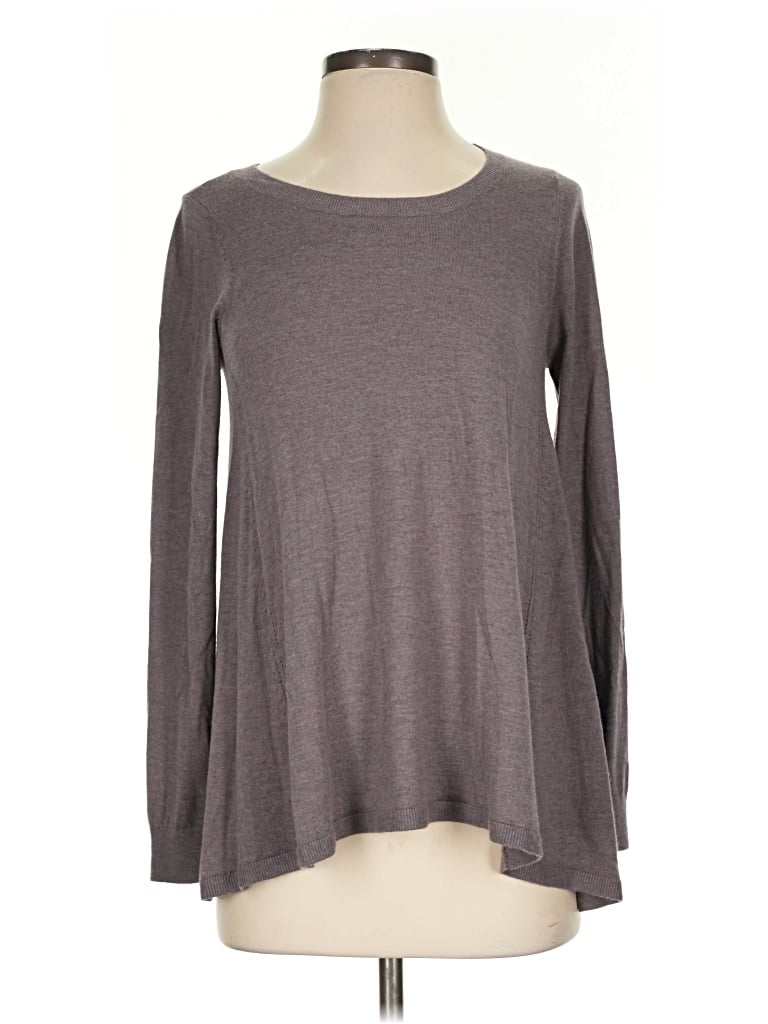 Pre-owned Repeat Cashmere Long Sleeve Top Gray Crew Neck Tops