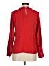 Ann Taylor LOFT 100% Rayon Red Long Sleeve Blouse Size M - photo 2
