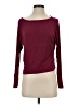 Veronica M. Burgundy Long Sleeve Top Size XS - photo 1