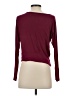 Veronica M. Burgundy Long Sleeve Top Size XS - photo 2