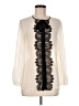 Max Mara Ivory Long Sleeve Blouse Size 8 - photo 1