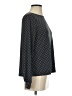 Jones New York Polka Dots Black Long Sleeve Blouse Size S - photo 4