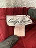 Carolyn Strauss 100% Polyester Burgundy Track Pants Size L - photo 7