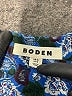 Boden 100% Viscose Floral Blue Long Sleeve Blouse Size 12 - photo 7