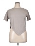 Dazy-Less Solid Gray Short Sleeve T-Shirt Size XL - photo 1