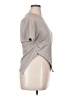 Dazy-Less Solid Gray Short Sleeve T-Shirt Size XL - photo 4
