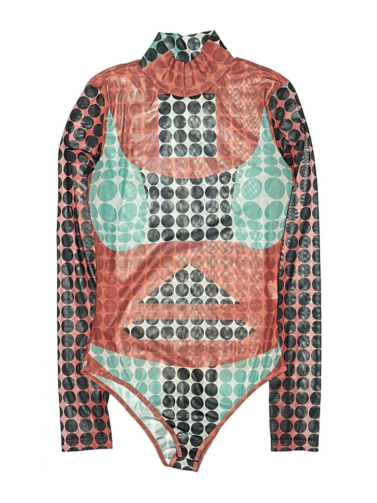 Pre-owned Unbranded Bodysuit In Teal