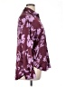 Bailey 44 100% Polyester Floral Burgundy Long Sleeve Blouse Size XL - photo 4