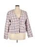 Shein Houndstooth Gray Blazer Size 3X - photo 1