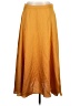 ASOS 100% Polyester Solid Gold Casual Skirt Size 10 - photo 1