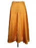 ASOS 100% Polyester Solid Gold Casual Skirt Size 10 - photo 2