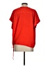 Halston Heritage 100% Polyester Red Short Sleeve Blouse Size 4 - photo 2