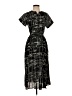 Mossimo Graphic Black Casual Dress Size XS - photo 1