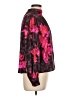 Nine West Floral Burgundy Long Sleeve Blouse Size L (petite) - photo 4
